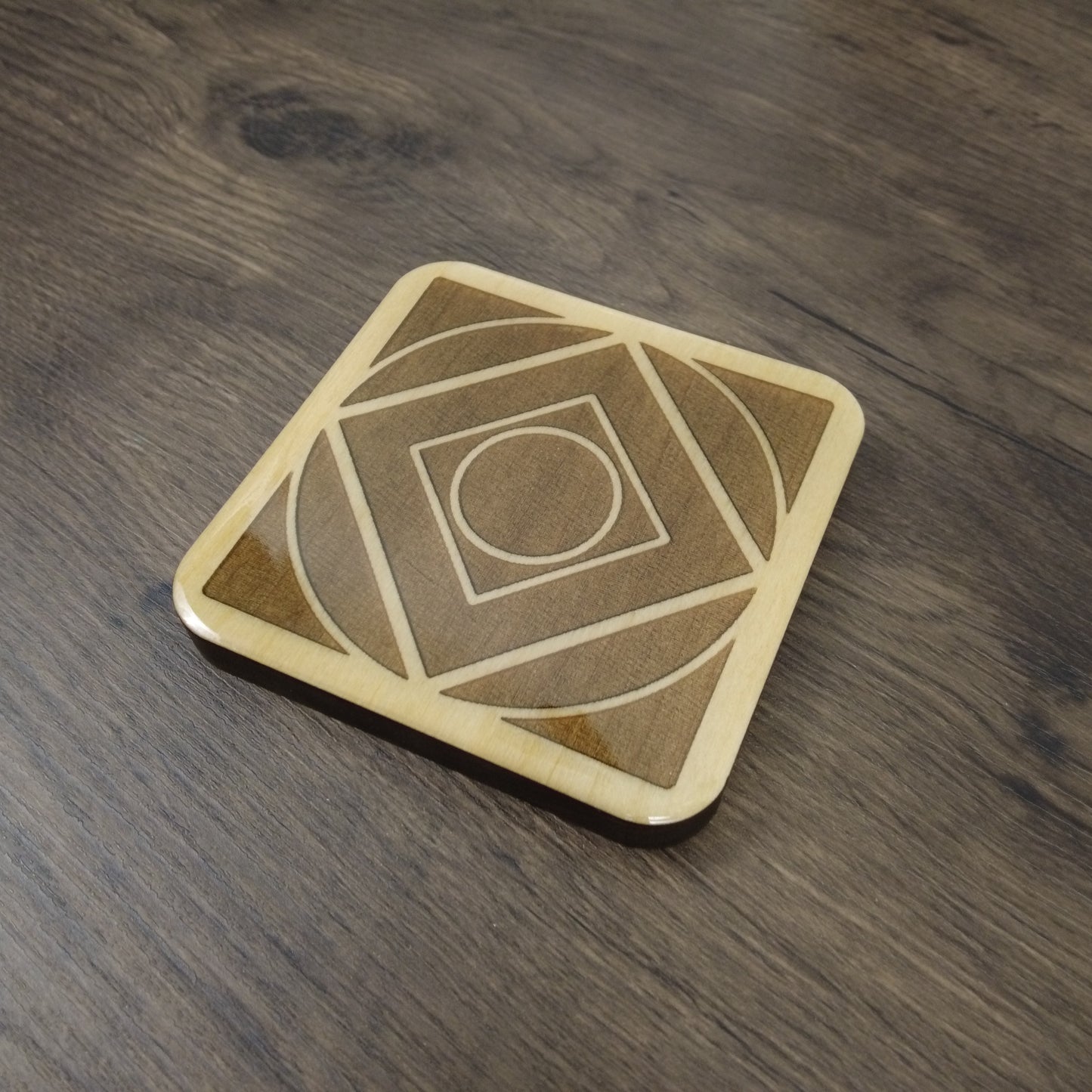 Resin-Domed Coaster - Jedi Holocron