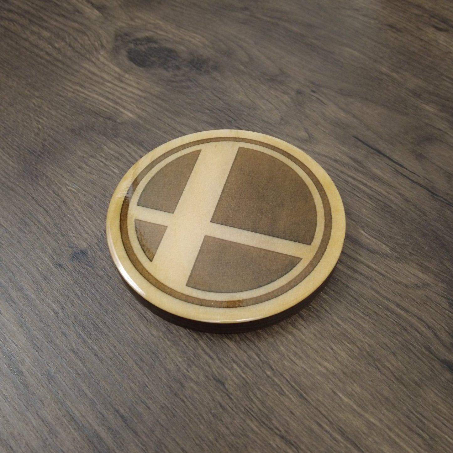 Resin-Domed Coaster - Smash Bros