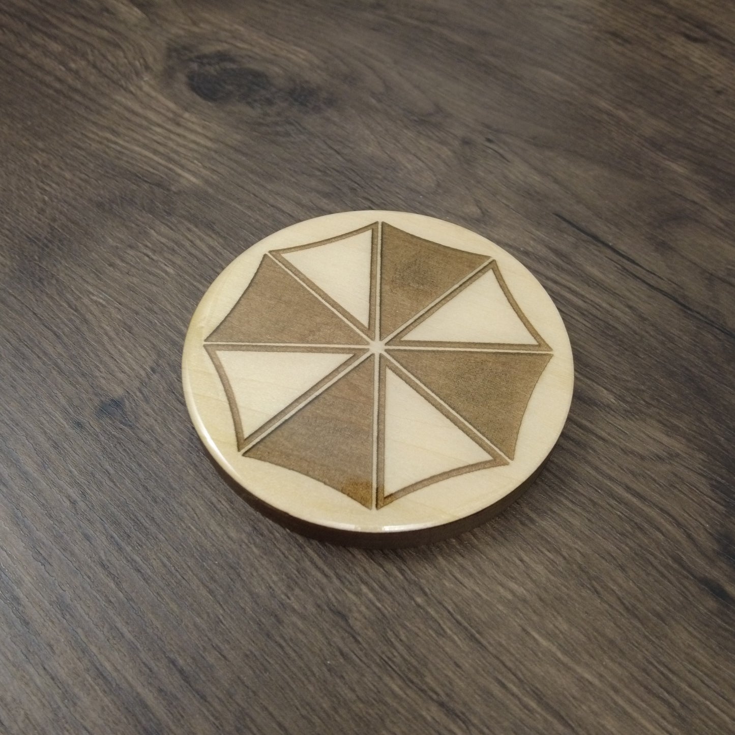 Resin-Domed Coaster - Umbrella Corp.