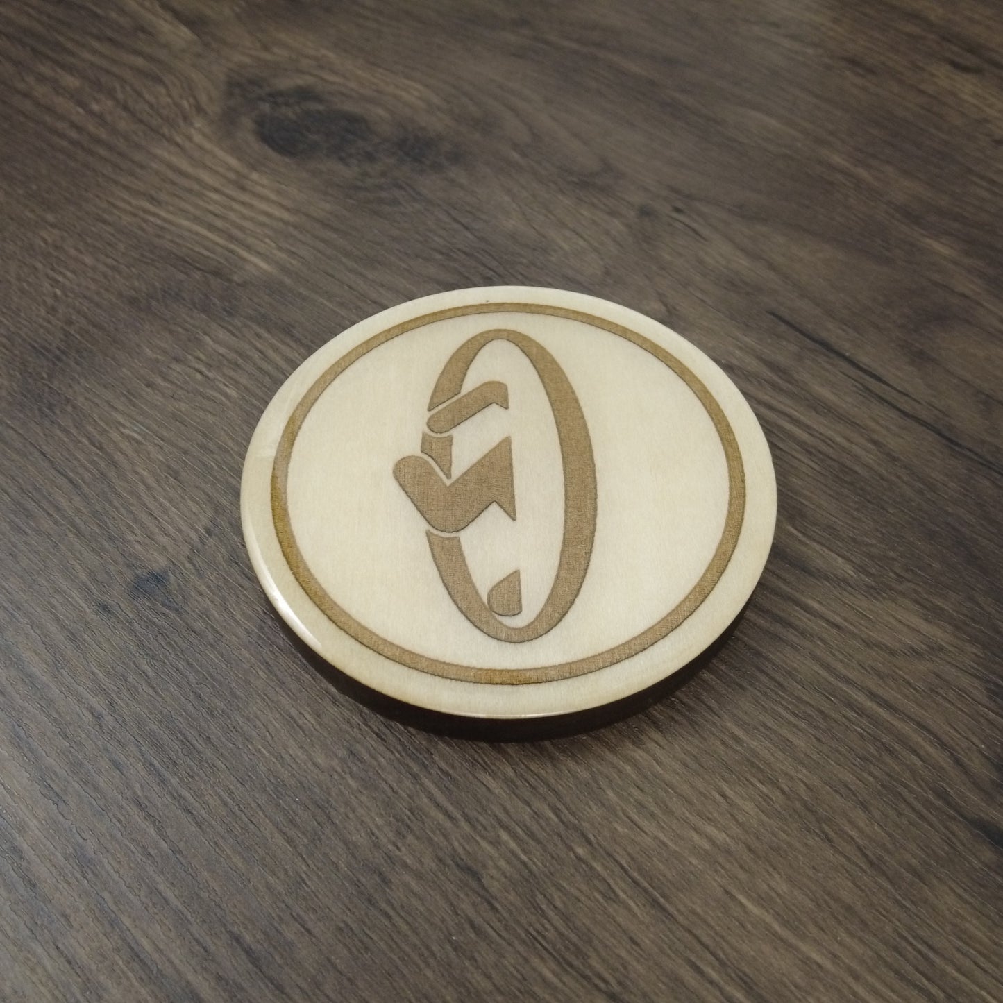 Resin-Domed Coaster - Portal Out