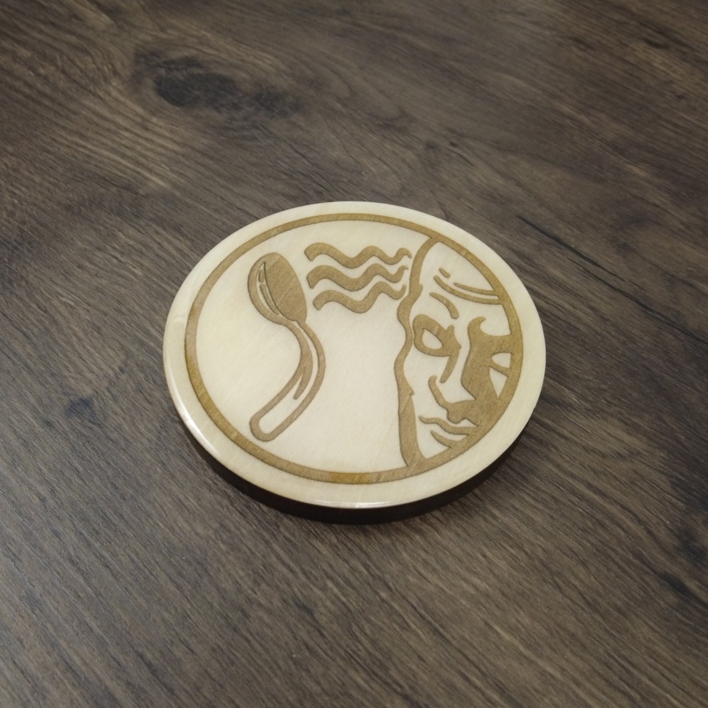 Resin-Domed Coaster - Bioshock Telekinesis