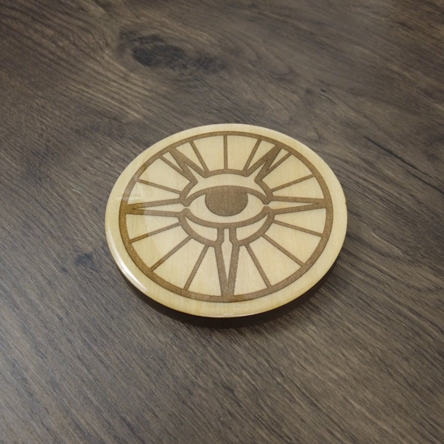 Resin-Domed Coaster - Eye of Magnus