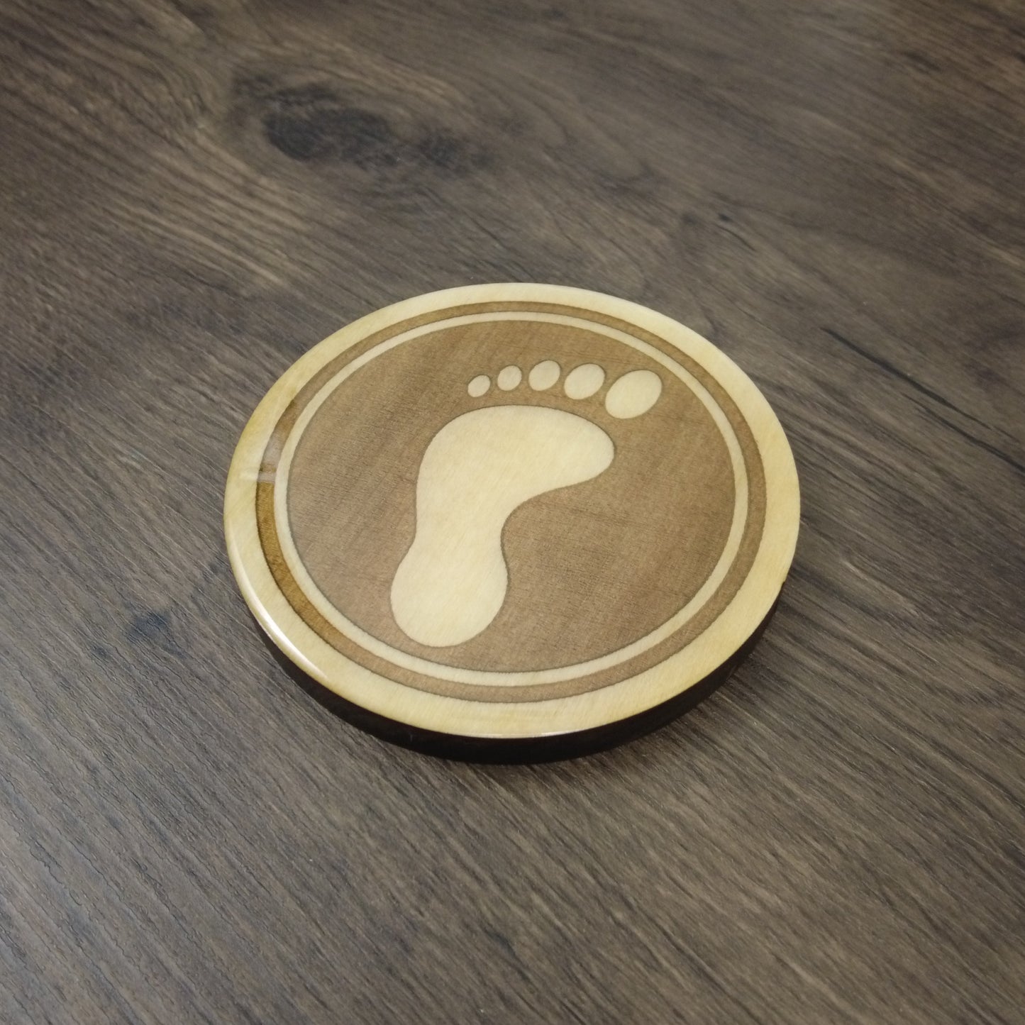 Resin-Domed Coaster - TMNT Foot Clan