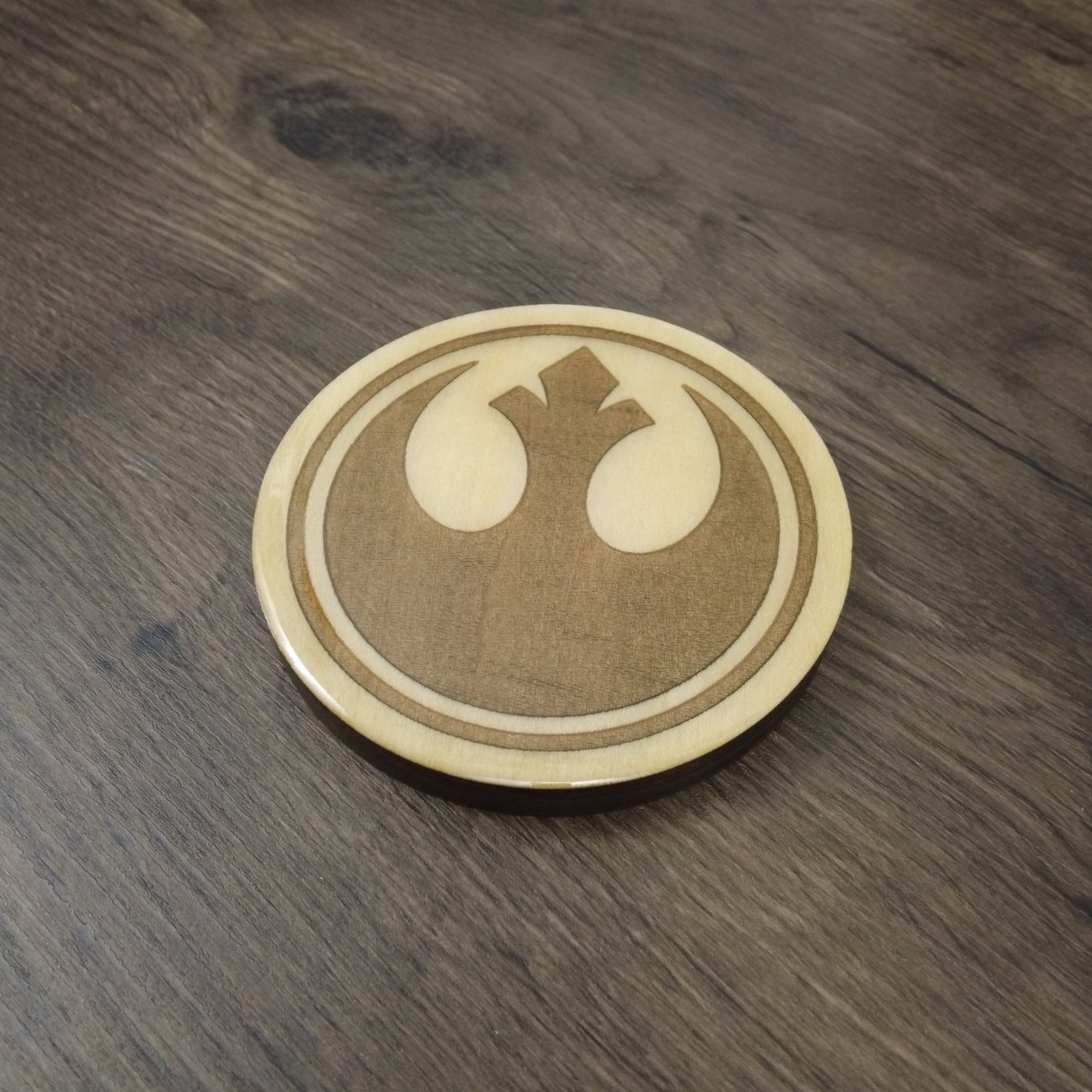 Resin-Domed Coaster - Rebel Alliance