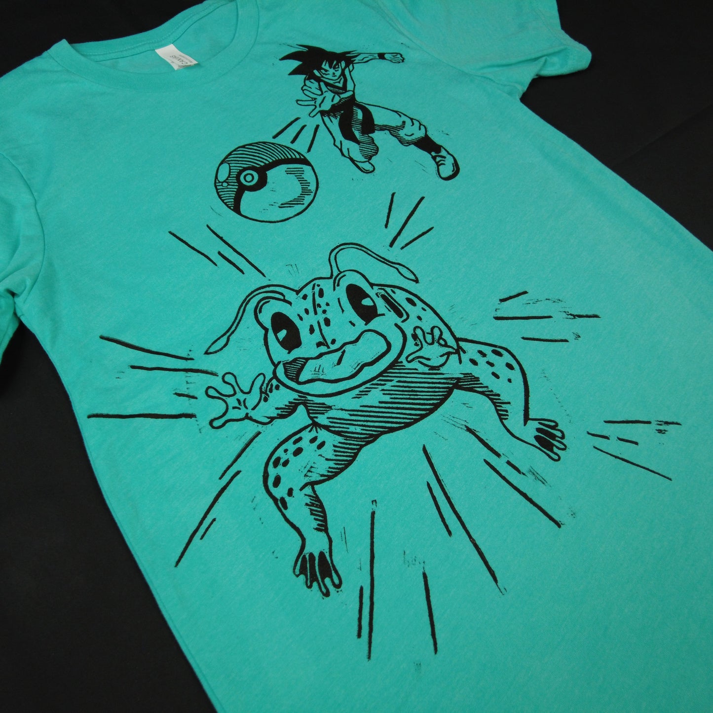 Block Printed T-Shirt: Goku and Ginyu