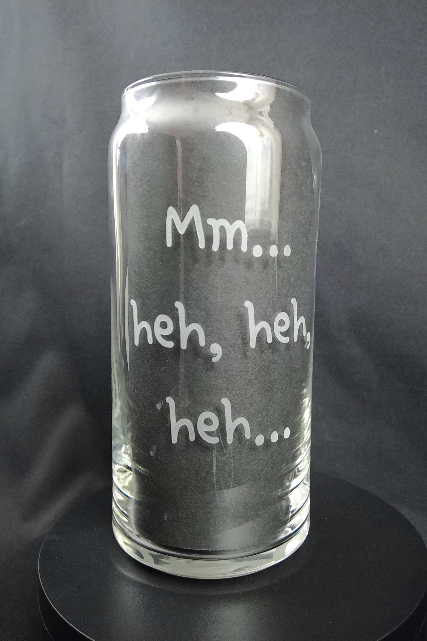 20oz Can-Style Etched Glass - Beavis