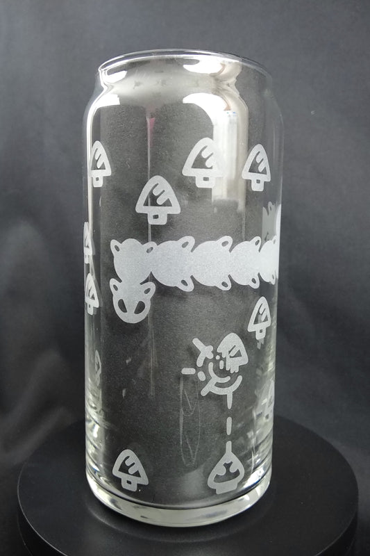 20oz Can-Style Etched Glass - Centipede