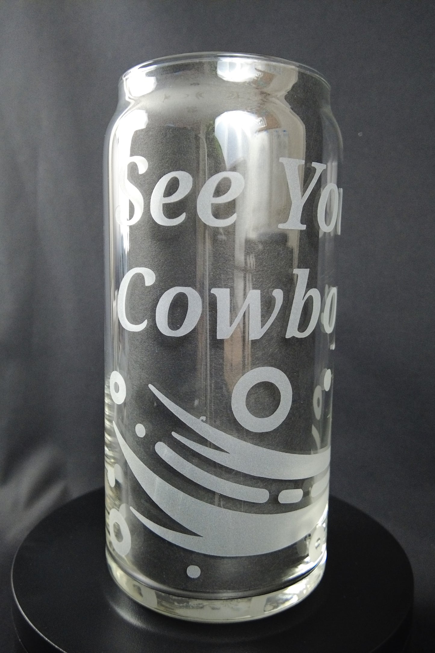 20oz Can-Style Etched Glass - Cowboy Bebop