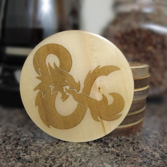 Resin-Domed Coaster - Red Dragon