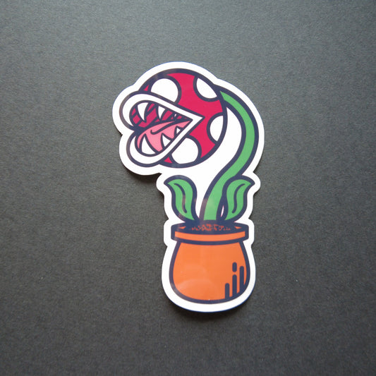 Vinyl Sticker - Piranha Plant