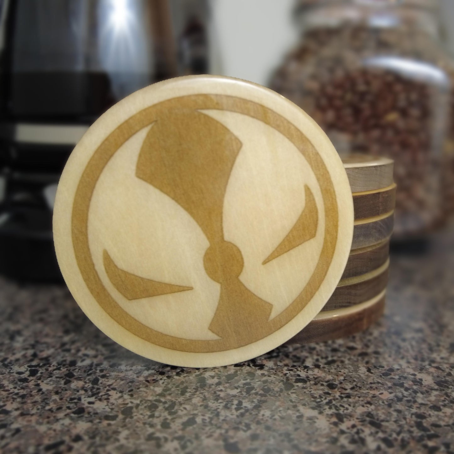 Resin-Domed Coaster - Spawn