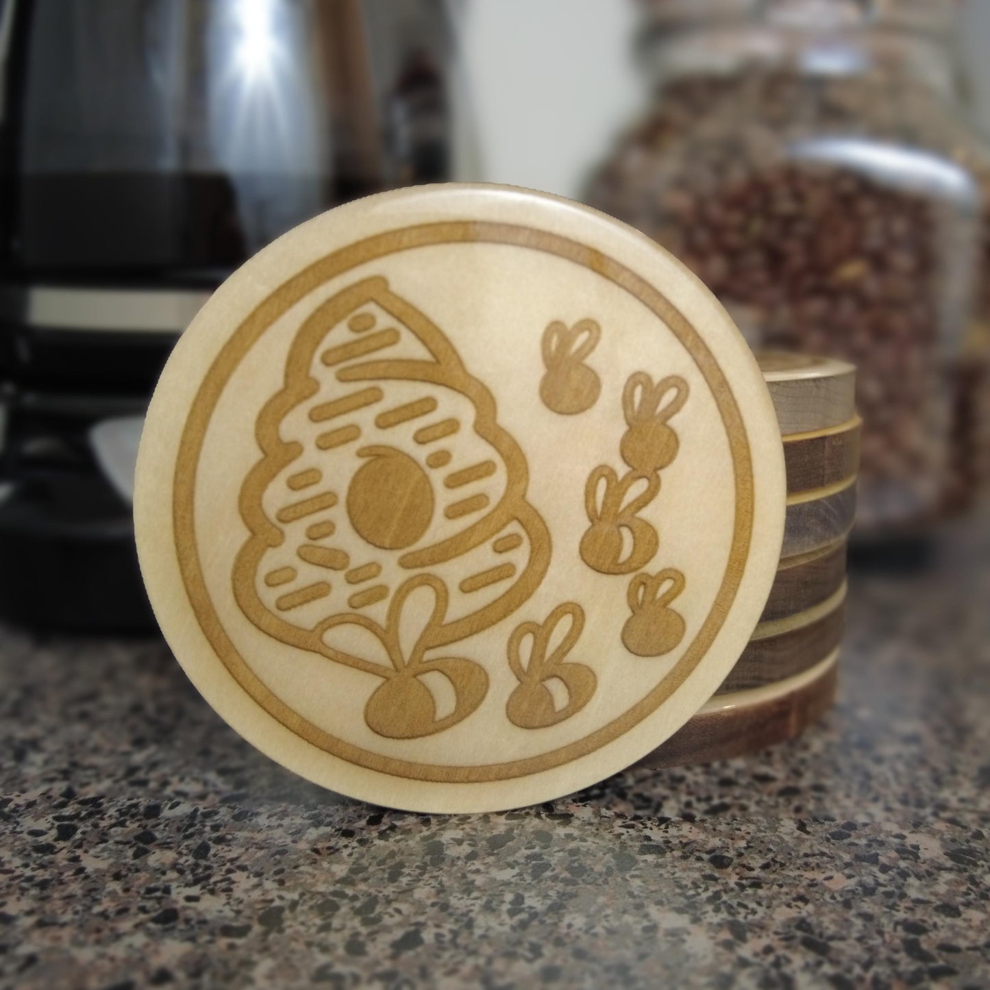 Resin-Domed Coaster - Bioshock Swarm Plasmid