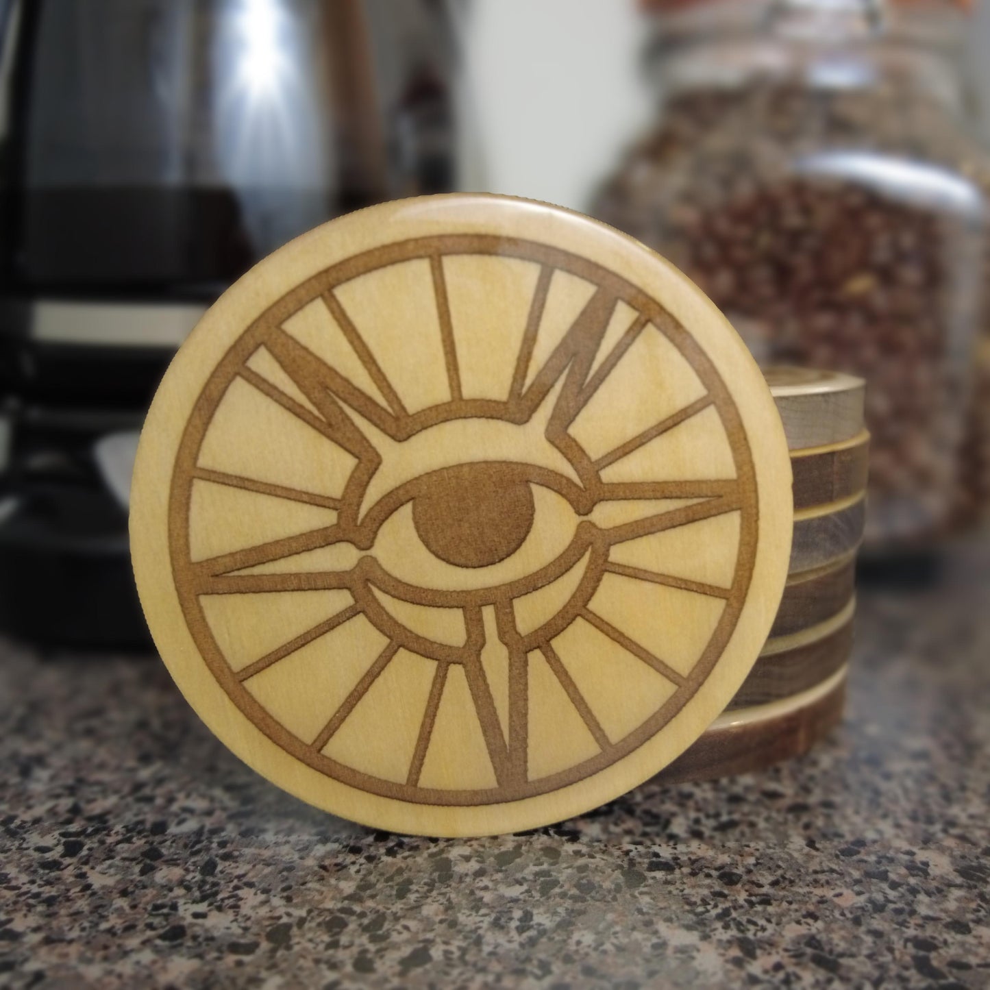 Resin-Domed Coaster - Eye of Magnus