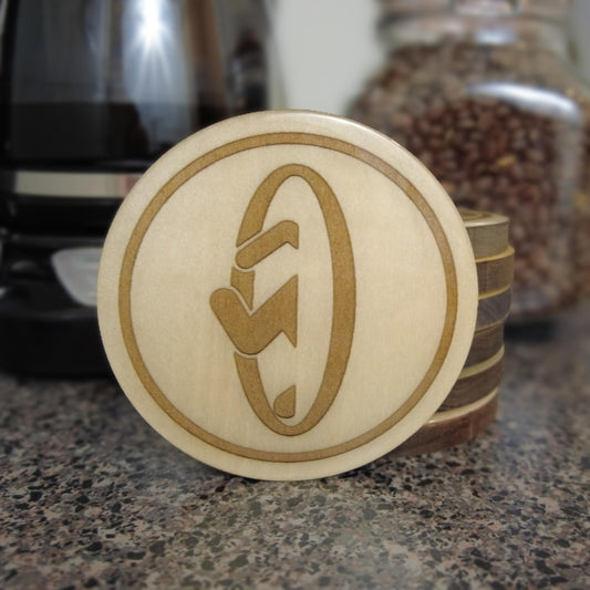 Resin-Domed Coaster - Portal Out