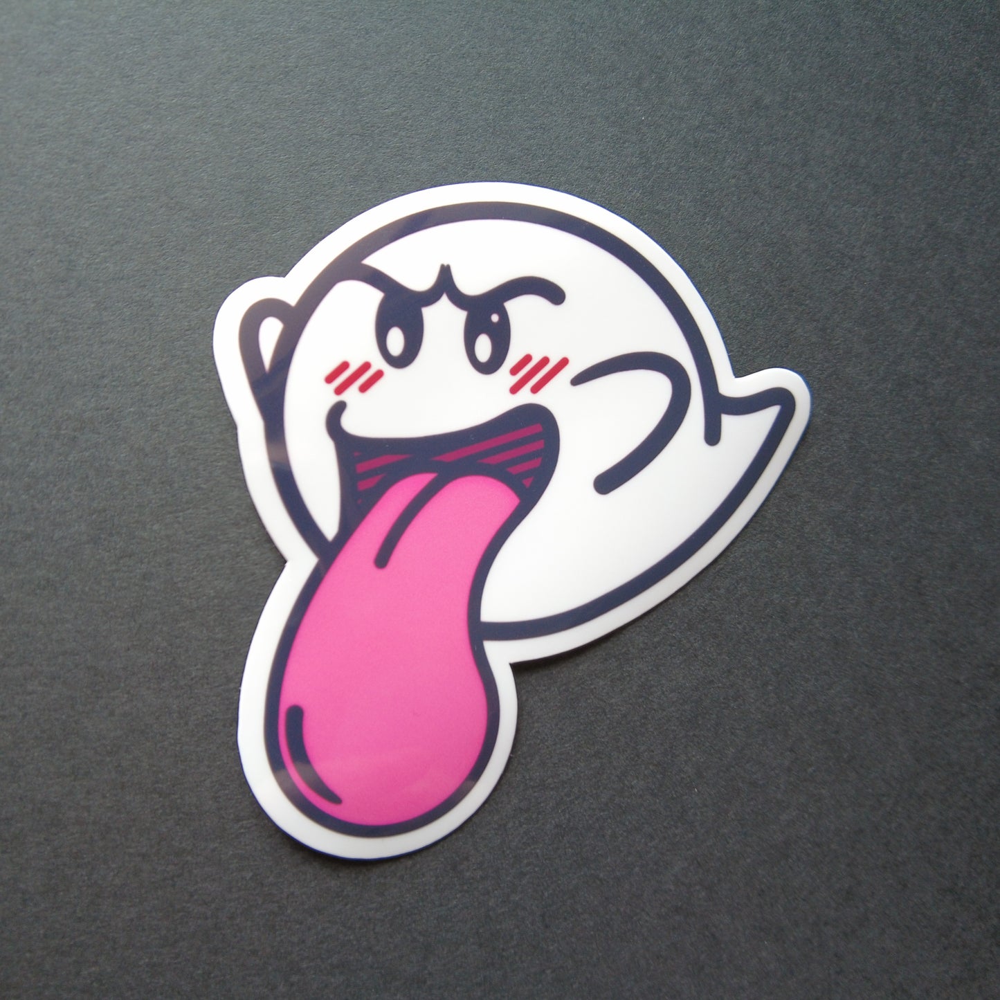 Vinyl Sticker - Boo with Tongue Out