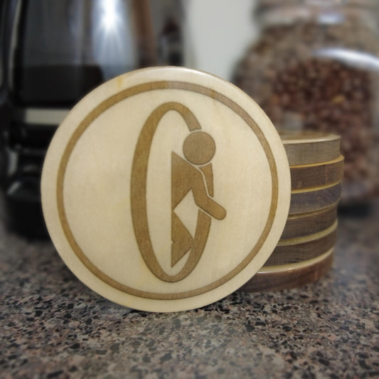 Resin-Domed Coaster - Portal In