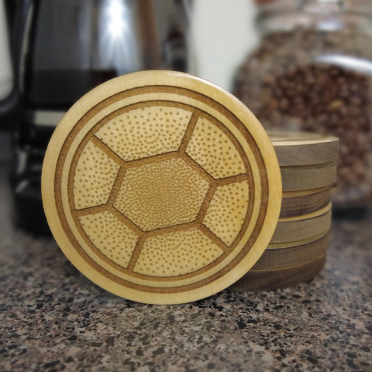 Resin-Domed Coaster - TMNT Shell