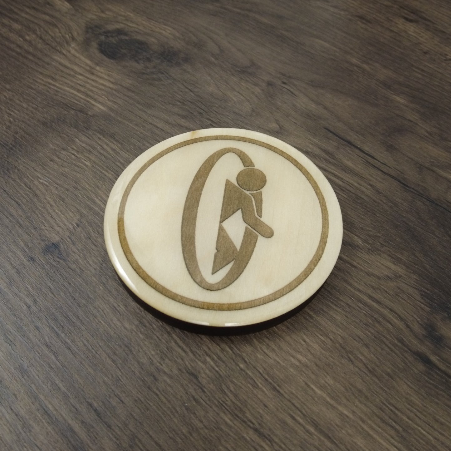 Resin-Domed Coaster - Portal In