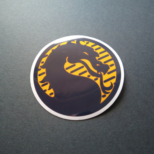 Vinyl Sticker - Mortal Combat Yellow