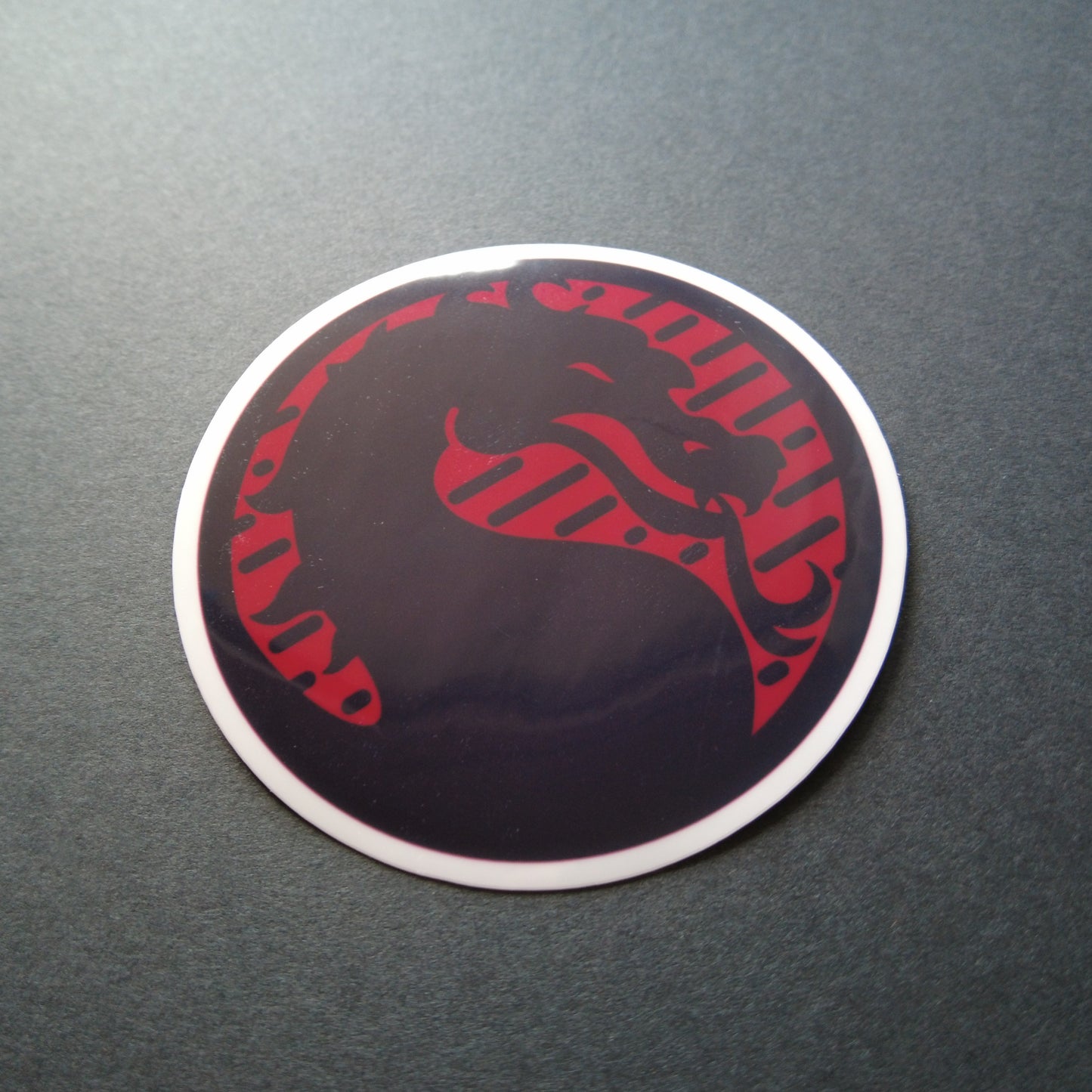 Vinyl Sticker - Mortal Combat Red