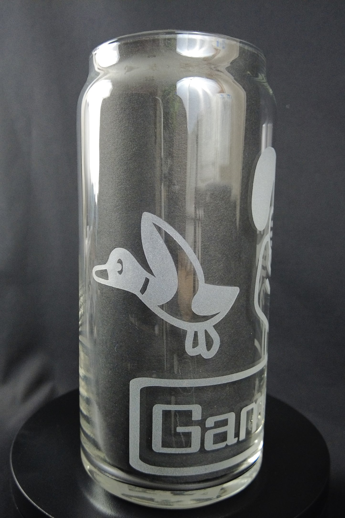 20oz Can-Style Etched Glass - Game Over