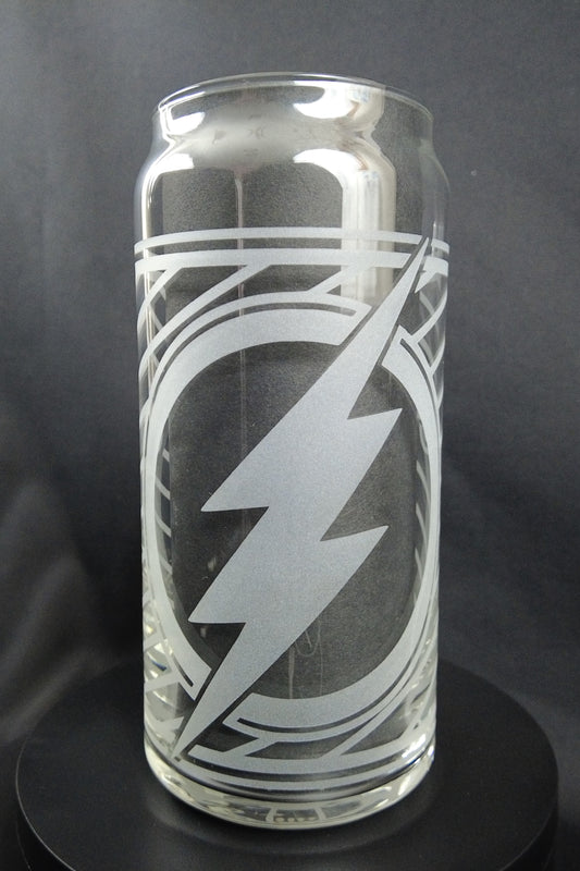 20oz Can-Style Etched Glass - Flash