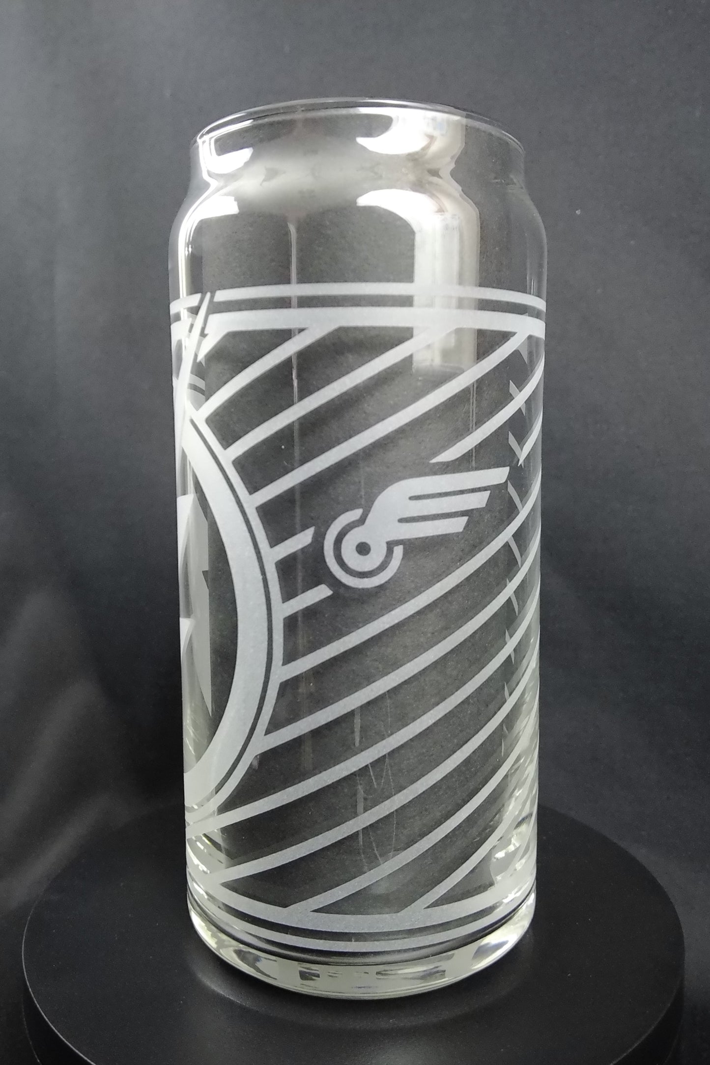 20oz Can-Style Etched Glass - Flash