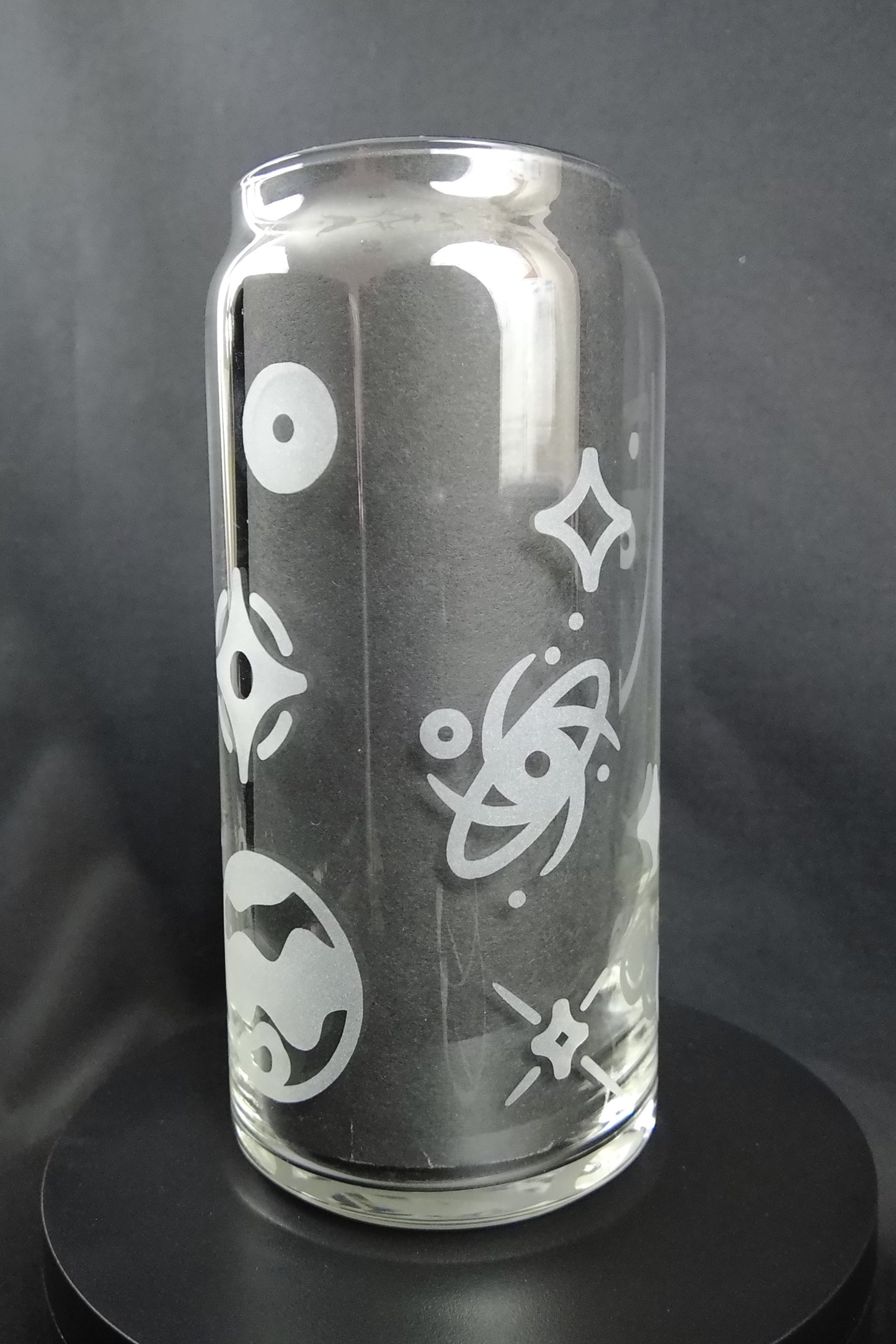 20oz Can-Style Etched Glass - Green Lantern