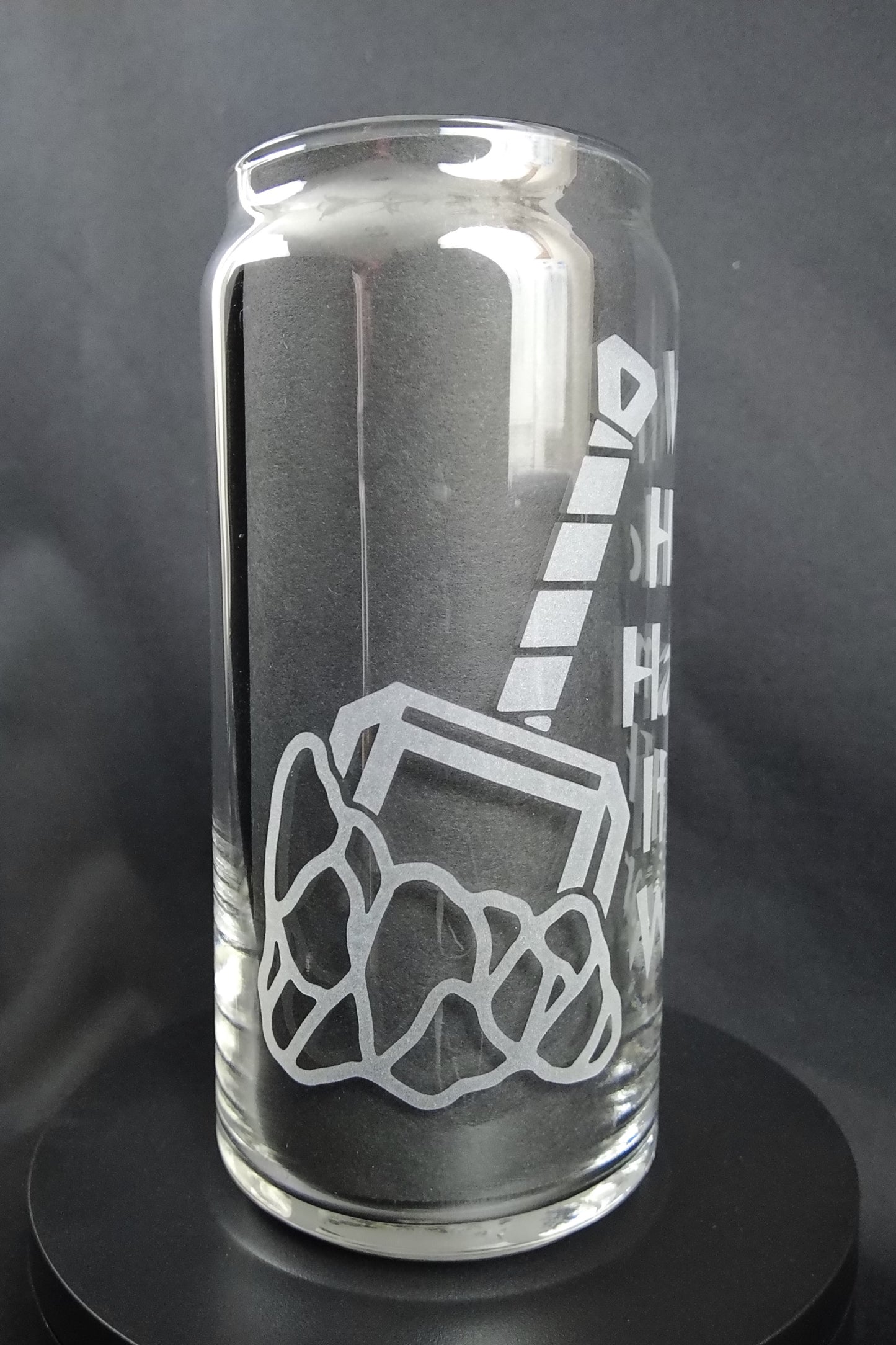 20oz Can-Style Etched Glass - Thor