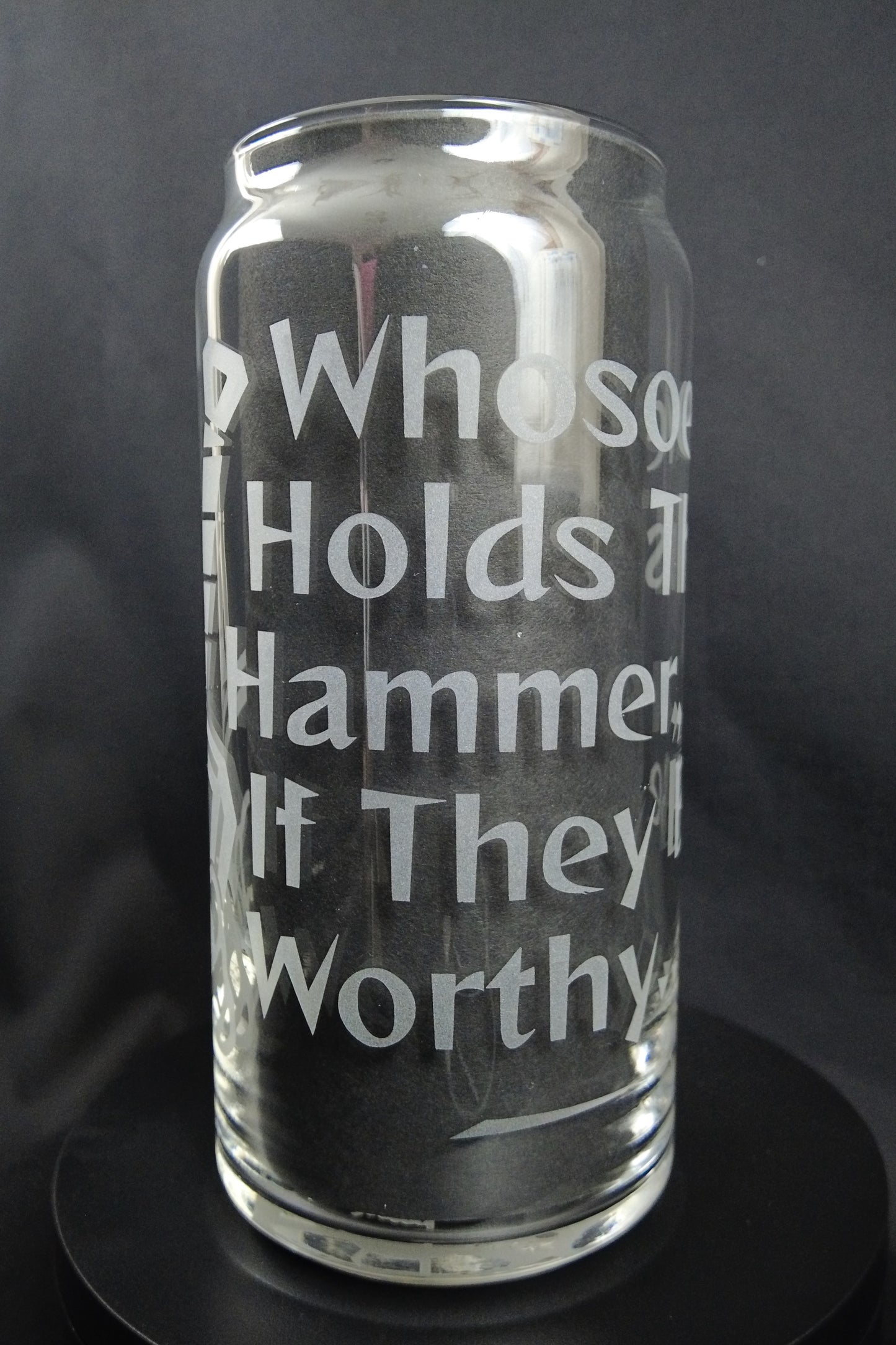 20oz Can-Style Etched Glass - Thor